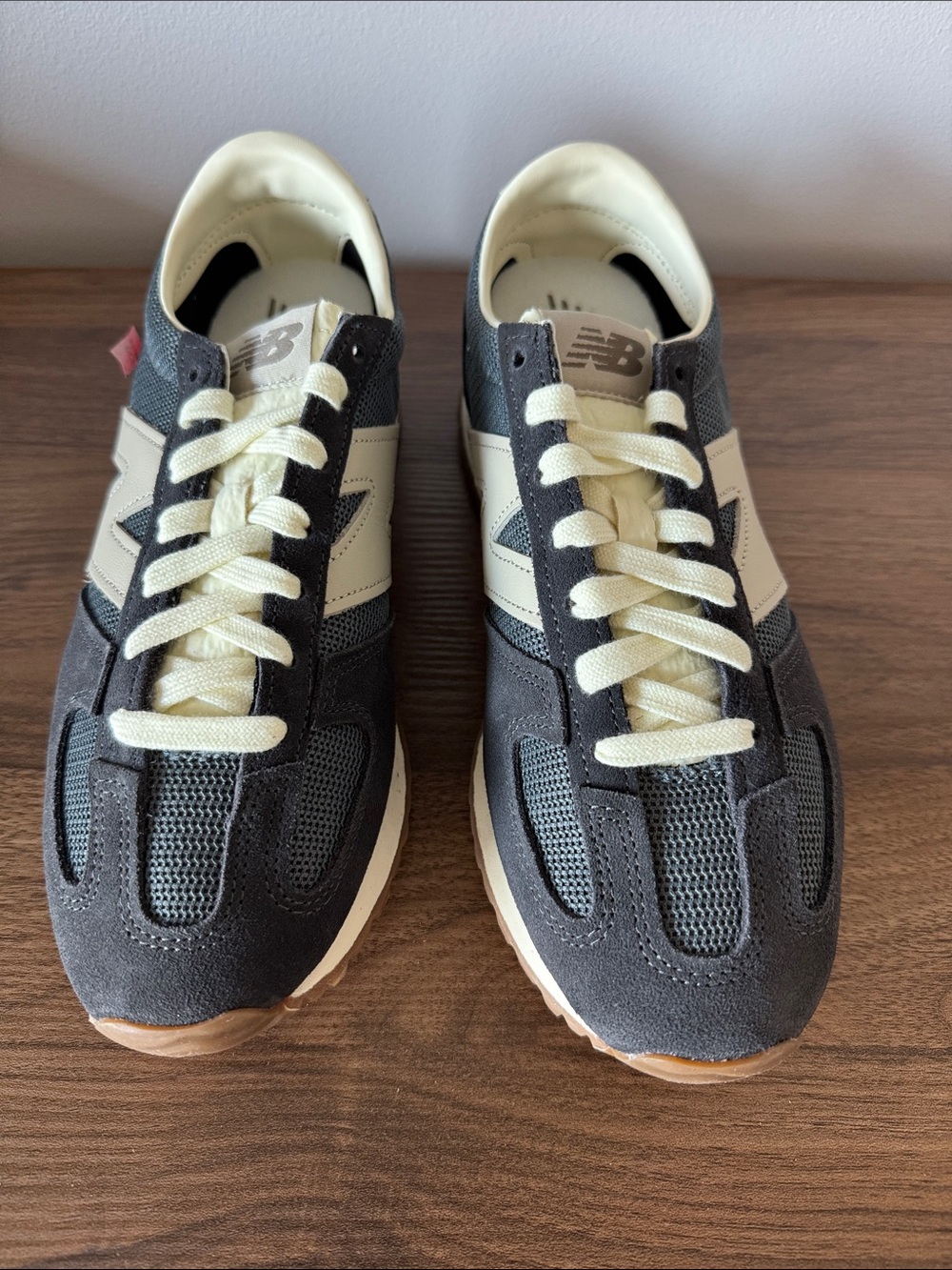 New in box. New Balance 471 Unisex Charcoal and Cream Sneakers. M8, W9.5